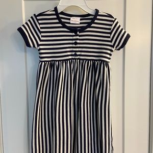 Blue & White Stripe Hanna Andersson Girls Dress
